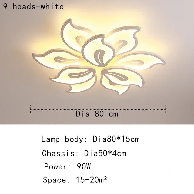 Elegant LED Ceiling Light for Living Room, Bedroom, Dining - Modern & Light Luxury