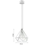 Industrial Pendant Lights: Modern LED Hanging Lamps for Home Living Room Kitchen Decor
