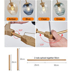 Retro Loft Ceiling Lights: MDWELL Nordic Vintage Hanging Lamp for Living Room.