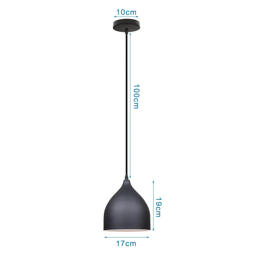 Industrial Aluminium Pendant Lights Chandelier for Home Living Room Kitchen Bedroom