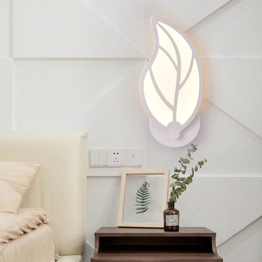 Leaf Shape LED Wall Sconce for Living Room Bedroom Decor