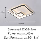 Modern LED Chandelier for Living Dining Bedroom Ceiling Decor Lighting