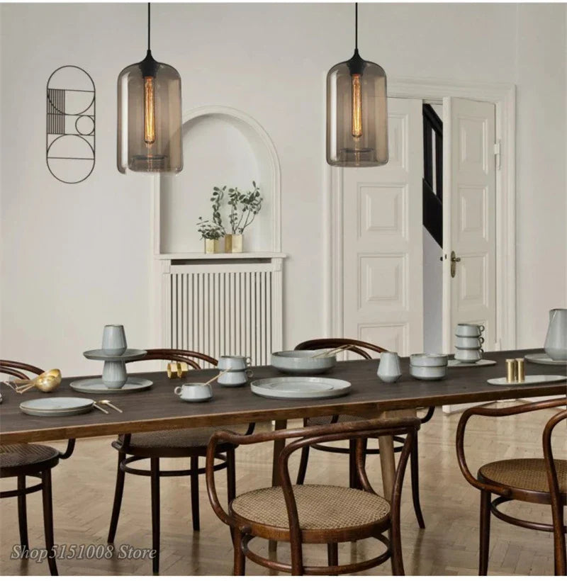 Glass Pendant Light Scandinavian Creative Hanging Lamp Modern Decor Lighting
