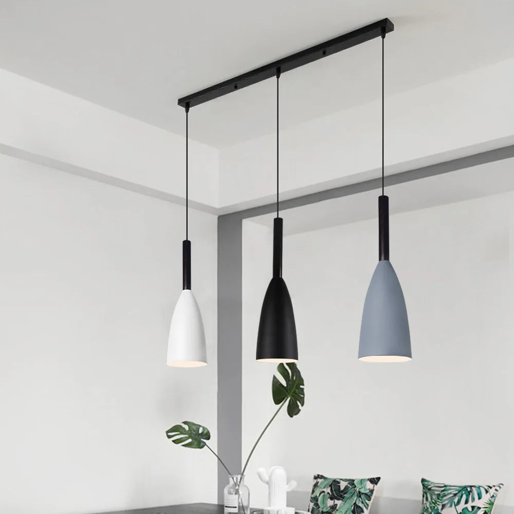 Modern Nordic Pendant Lights Retro Industrial Loft Lamp Kitchen Hanging LED