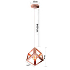 Nordic Vintage LED Pendant Light Colorful Hanging Fixture for Home and Hospitality