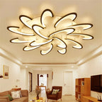Petal Ceiling Lamp - Modern Black White Minimalist Lighting