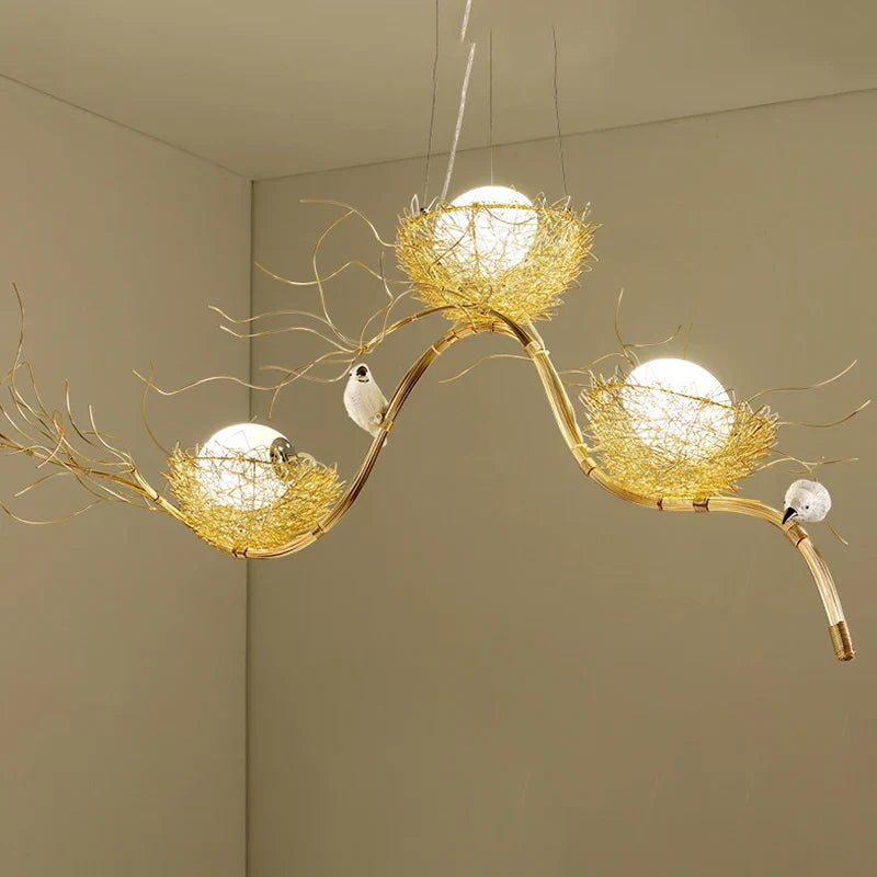 Bird's Nest LED Pendant Light for Dining Room, Cafe, Bar, Restaurant Decor