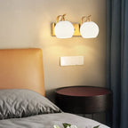 Brass Glass Wall Sconce Lighting, Classic Nordic Loft Interior Fixture