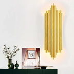 Gold LED Wall Lamp for Modern Minimalist Living Room, Bedroom, Study - Indoor Light Fixtures