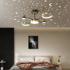 Modern LED Ceiling Chandelier | New Star Projection | Living Room Bedroom Lighting Fixtures