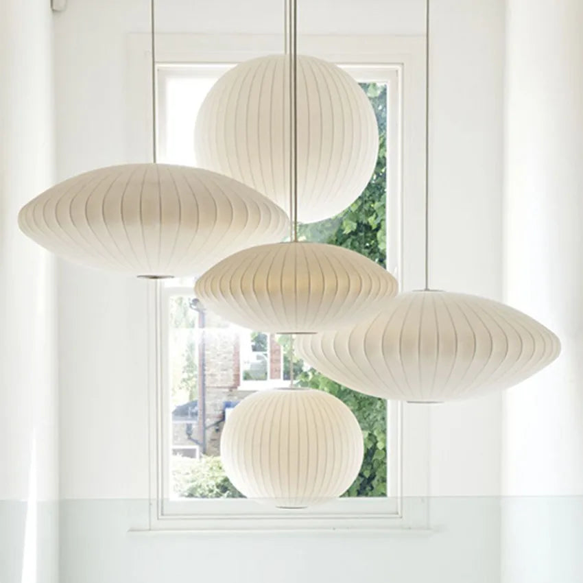 Scandinavian Japanese Chandelier Pendant Lamp Staircase Dining Hall Bar Lighting