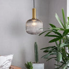 Glass Pendant Lights: Nordic Style Bedroom Kitchen Hanging Lamp