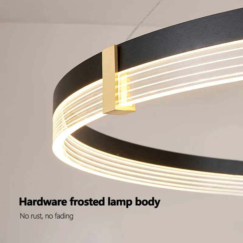 Luxury Nordic Chandelier LED Bedroom Living Room Lamp