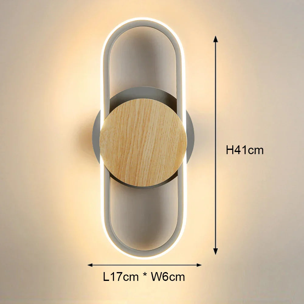 LED Wall Light: Modern Bedroom Bedside Lamp, Living Room Sconce, Home Decor Lighting