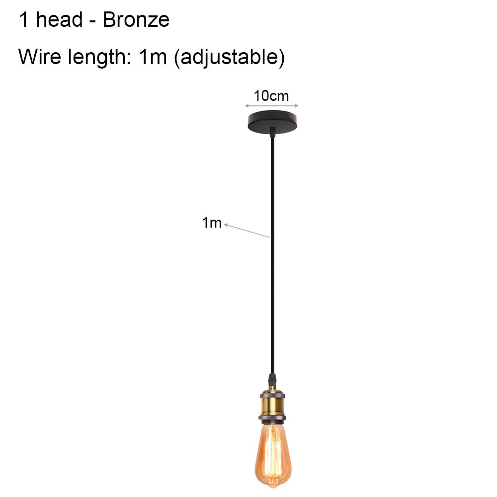 Vintage Industrial Spider Chandelier Ceiling Pendant Light - DIY Art Suspension Decor