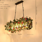 Rose Chandelier: Decorative Industrial Style Pendant Lamp for Music Restaurant