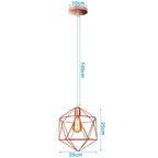 Industrial Pendant Lights E27 LED Hanging Lamp Modern Loft Lighting for Home