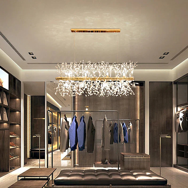 Dandelion Chandelier: Nordic Minimalist Wrought Iron LED Indoor Light for Living Room