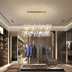 Dandelion Chandelier: Nordic Minimalist Wrought Iron LED Indoor Light for Living Room