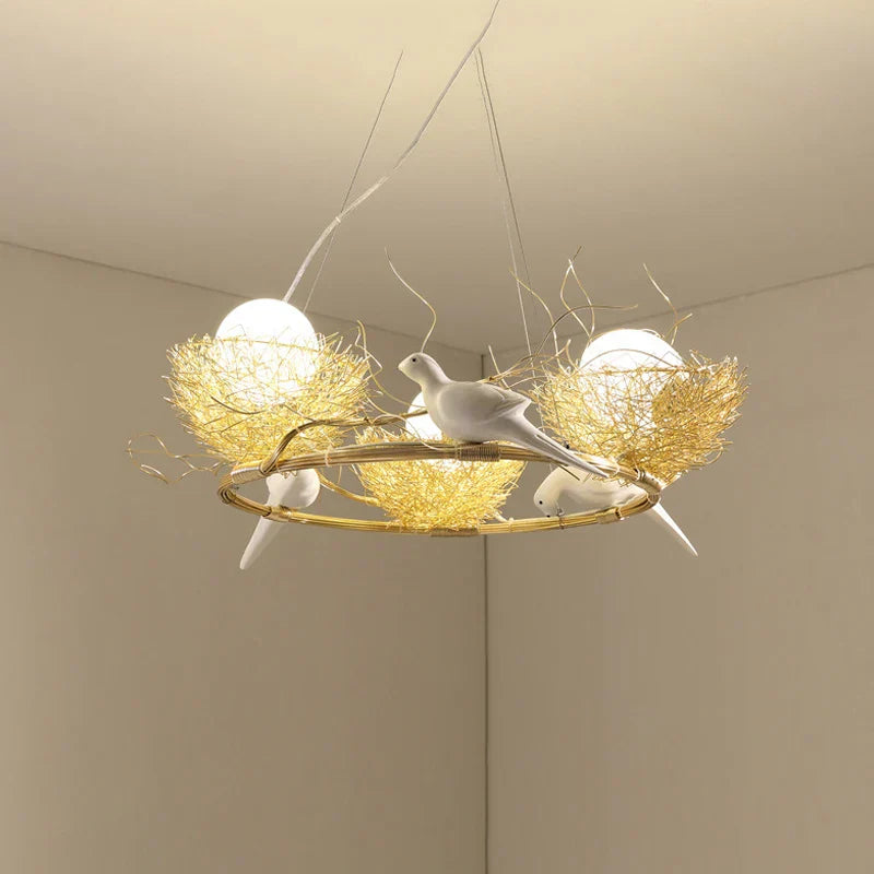 Bird's Nest LED Pendant Light for Dining Room, Cafe, Bar, Restaurant Decor