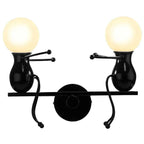 Creative LED Wall Light Indoor Wall Sconce Modern Art Decor Iron E27