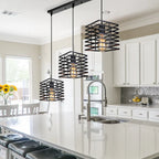 Industrial Vintage LED Pendant Light for Home Living Room Decor