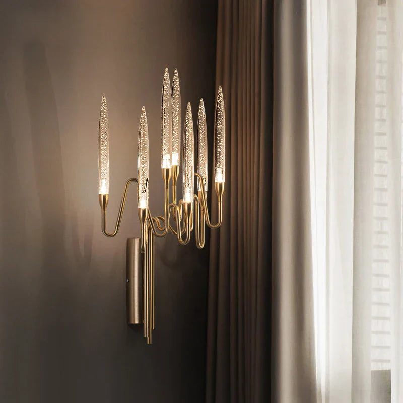 Modern Luxury Wall Sconce Bedroom Dinning Room Light Fixture Elegant Bedroom Decoration