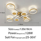 LED Dimmable Ceiling Chandeliers: Modern Style for Living, Dining, Bedroom, Kitchen Décor