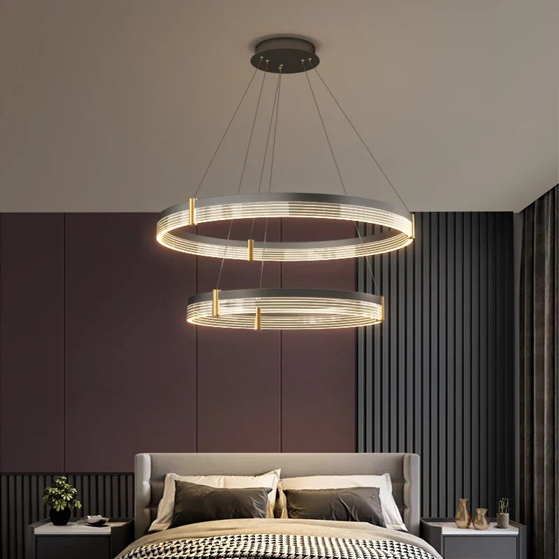 Luxury Nordic LED Chandelier for Dining Room, Bedroom, and Living Room