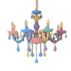 Rainbow Crystal Chandelier for Bedroom & Children's Room