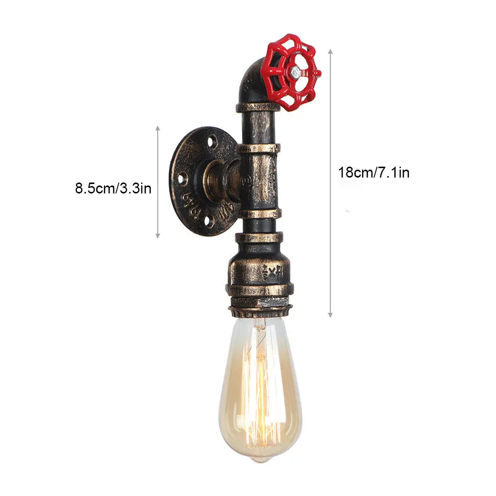 Rustic Edison Bulb Wall Sconces for Home Lighting Fixture