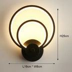 LED Wall Light: Modern Bedroom Bedside Lamp, Living Room Sconce, Home Decor Lighting