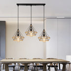 Modern Black Cage LED Pendant Light for Home & Commercial Lighting