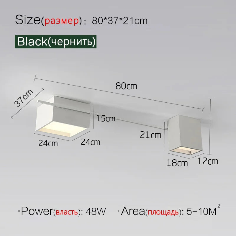 LED Ceiling Lights Minimalist Modern Living Room Dining Bedroom Lamps