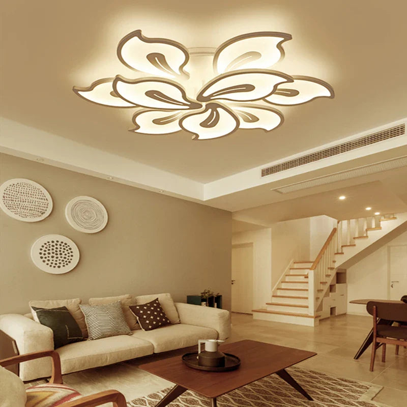 Elegant LED Ceiling Light for Living Room, Bedroom, Dining - Modern & Light Luxury