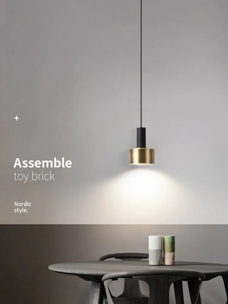 Modern Minimalist Chandelier for Bedroom, Living Room, or Bar