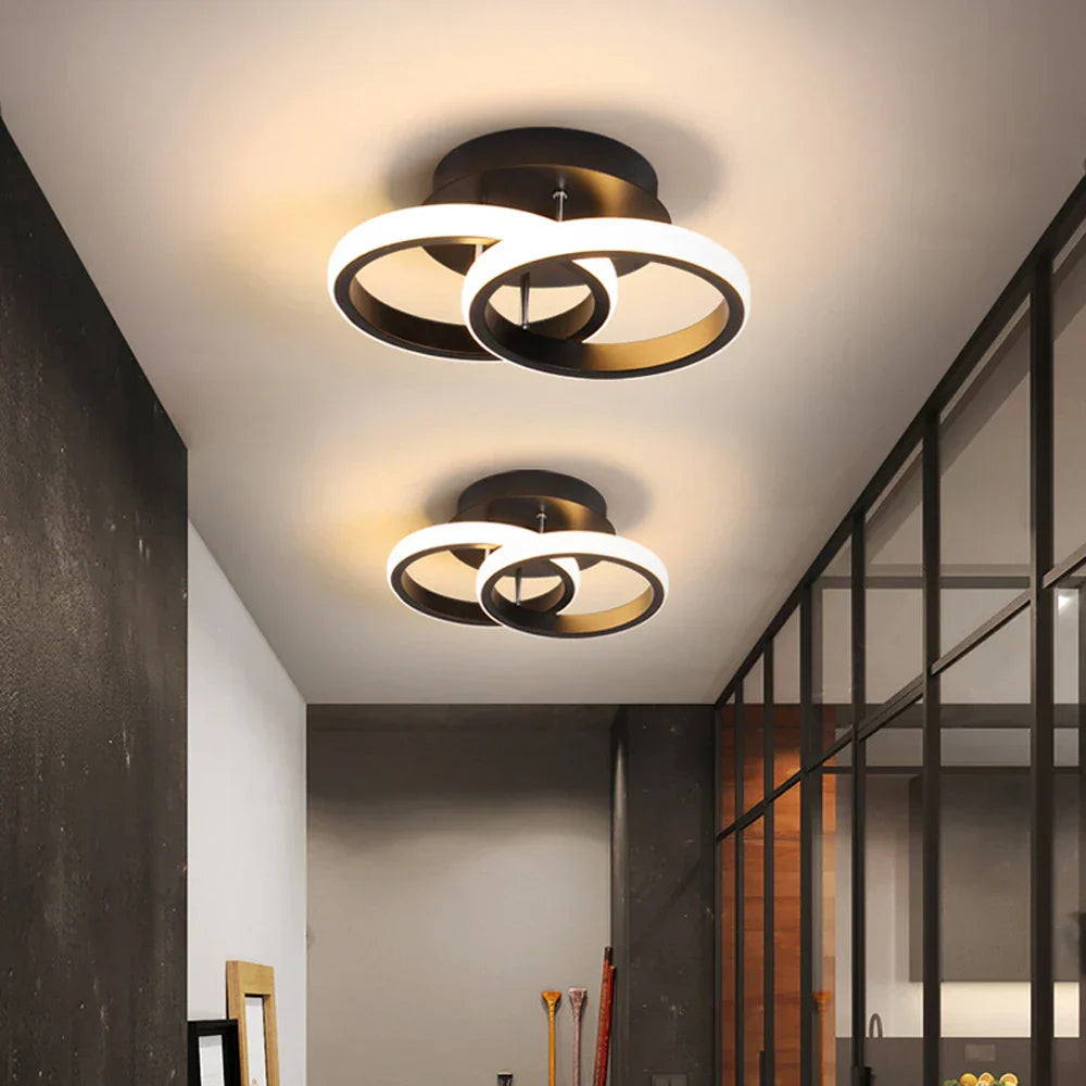 LED Ceiling Light: Modern Minimalist Nordic Home Chandelier Lighting for Living Room
