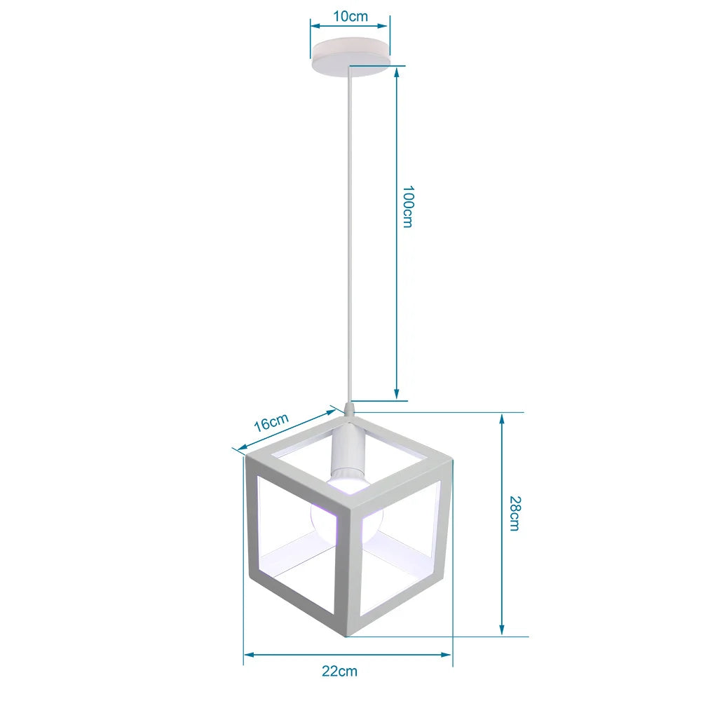 Industrial Vintage Loft Pendant Lights LED Hanging Lamps for Home Decor