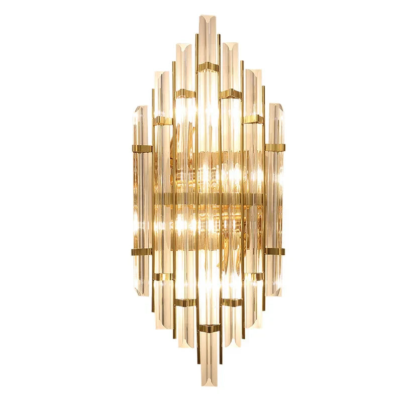 Elegant Crystal Wall Lamp for Living Room, Bedroom, and Aisle Lighting