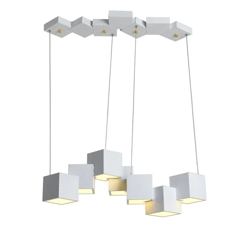Magic Cube LED Pendant Light for Dining & Living Room by Samsarah Lighting