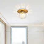 Glass Ball Ceiling Light Fixture for Bedroom Hallway Stairs - Home Lighting