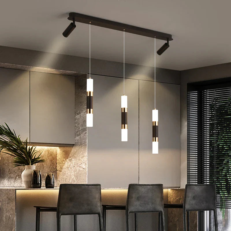 Modern LED Chandelier Spotlight for Dining & Living Room, Dimmable Nordic Chandelier