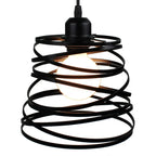 Swirl Iron Cage Pendant Light Industrial Vintage Loft Style Lamp