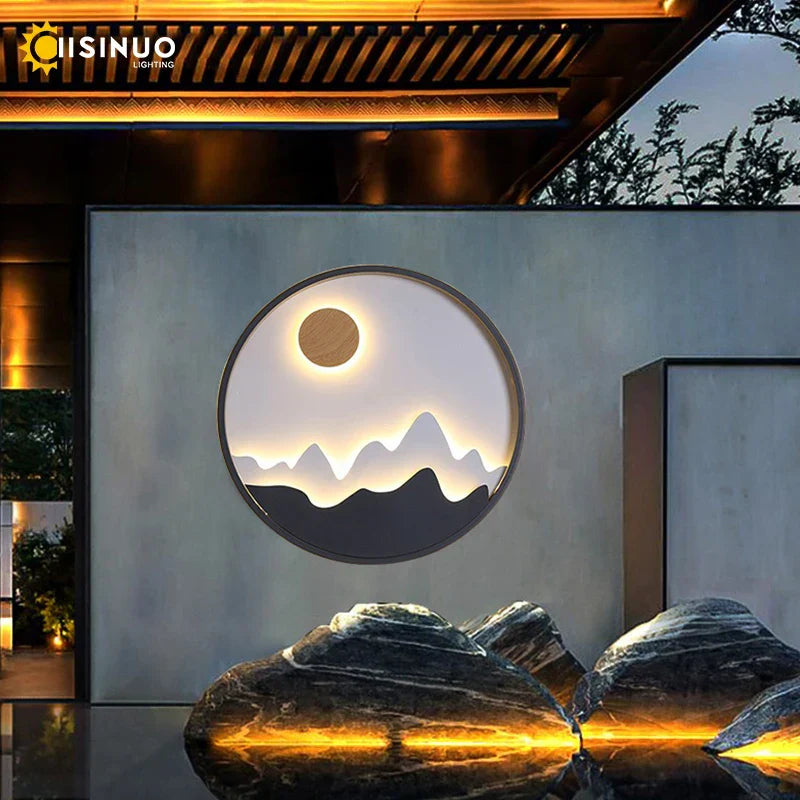 Outdoor Aluminum Wall Street Lamps - Dimmable Decorative Lighting Fixture for Garden Courtyard