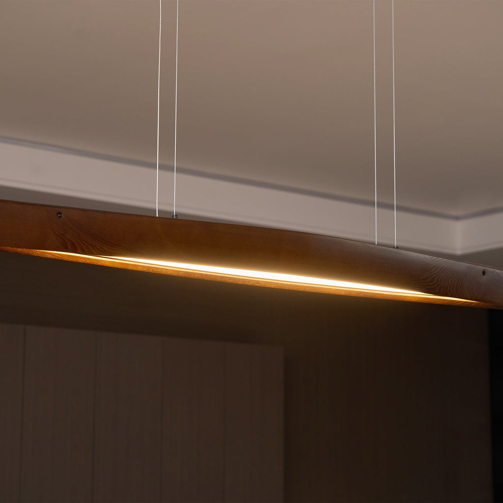 Horizon Linear Wood Pendant Lamp