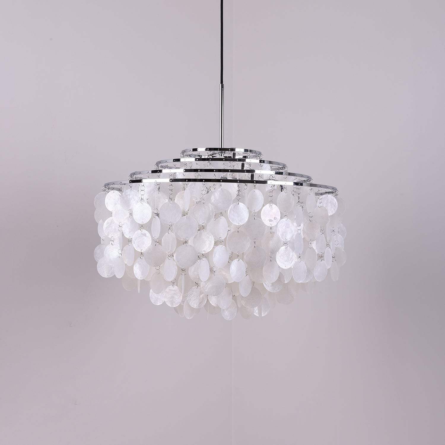 Round Shell Chandelier