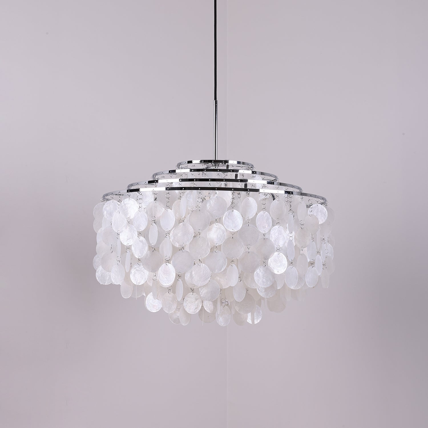 Round Shell Chandelier