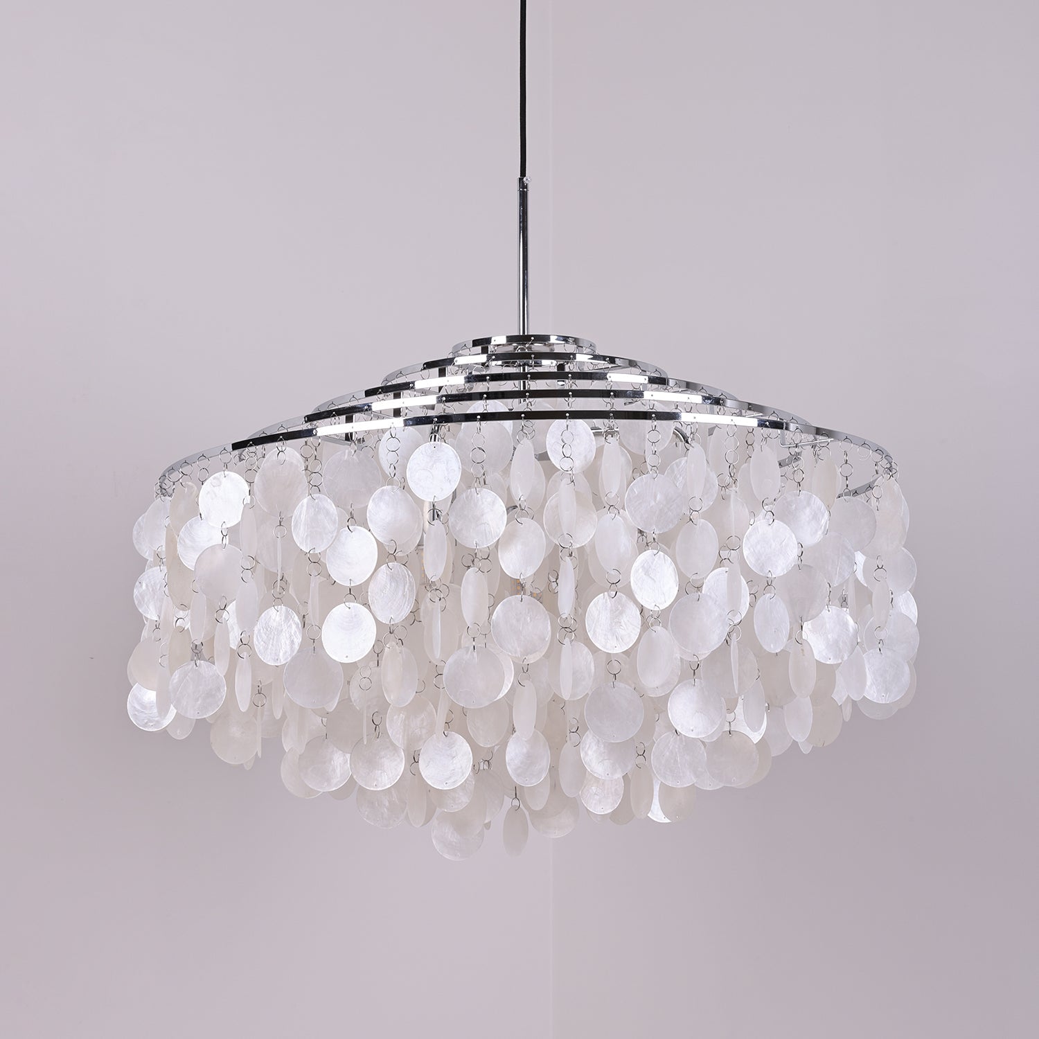 Round Shell Chandelier