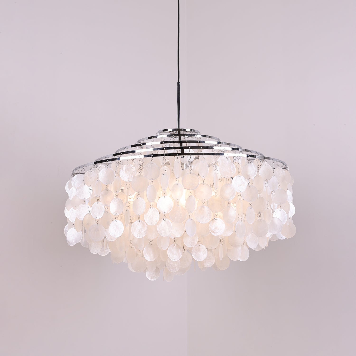 Round Shell Chandelier