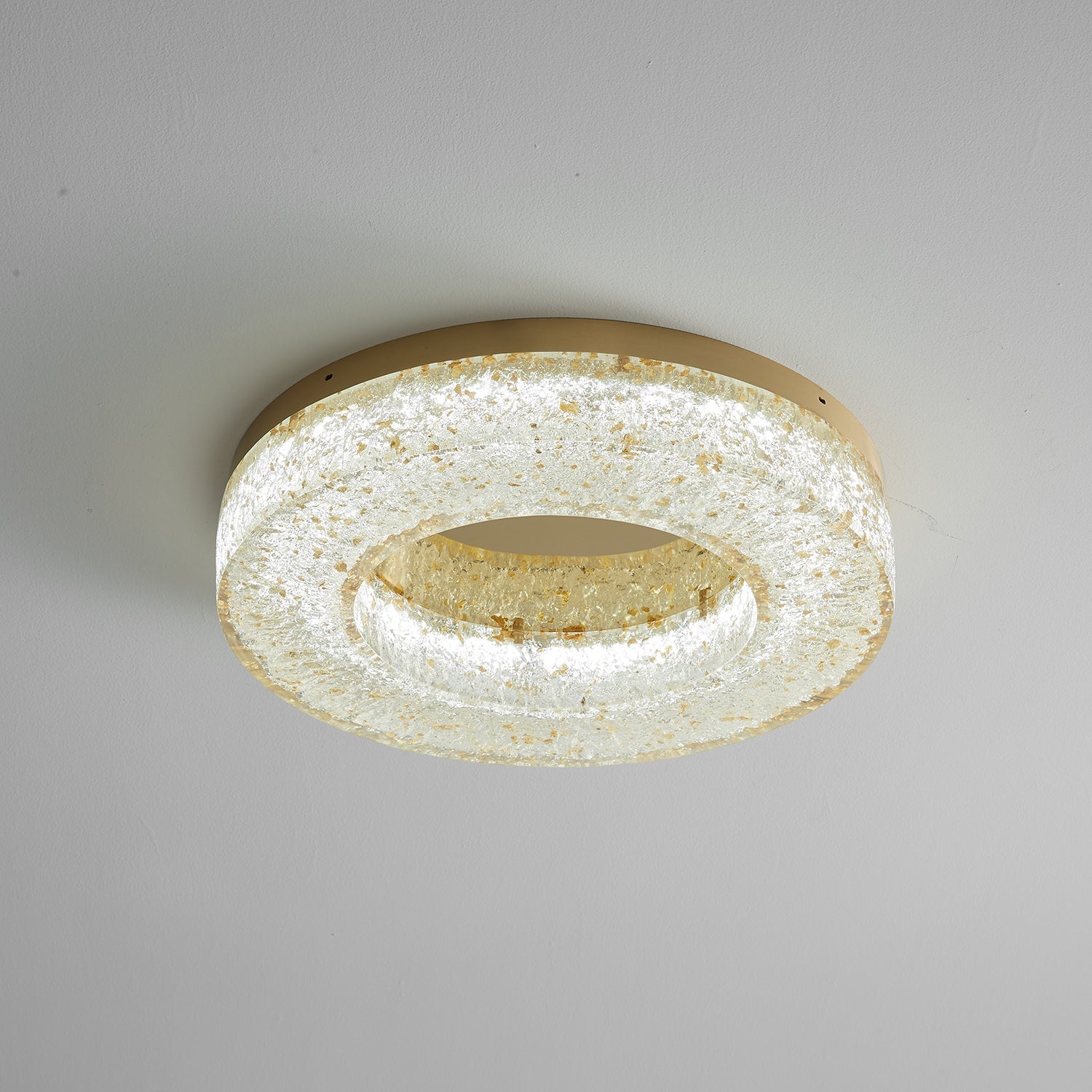 Ice Crack Circle Ceiling Lamp
